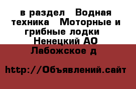  в раздел : Водная техника » Моторные и грибные лодки . Ненецкий АО,Лабожское д.